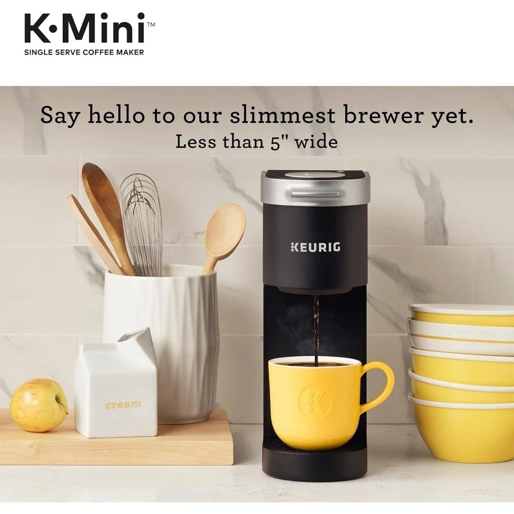 Keurig K-Mini Single Serve Coffee‎ Maker Black 6-12 oz. K-Cup Pods